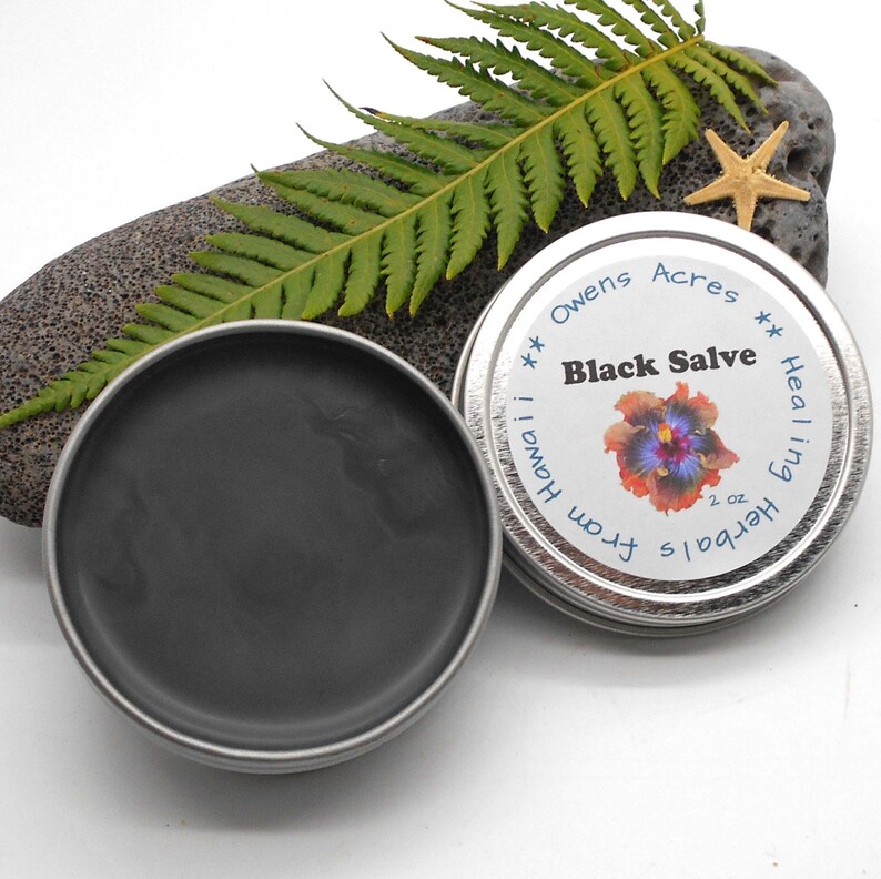 BLACK DRAWING Salve / Activated Charcoal Salve Herbal Salve Etsy