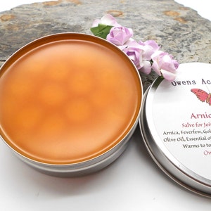 ARNICA SALVE with Capsicum Oil / Warming Heat Salve, Capsicum Salve, Herbal Salve, Red Pepper Salve image 2