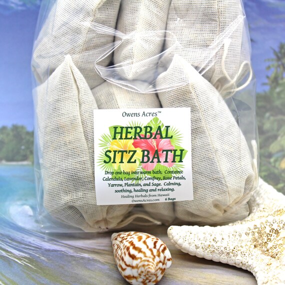 Sitz Bath Herbal Postpartum or Surgery Set of 6 Bags New Etsy