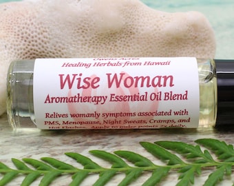 Essential Oil Roll On / MENOPAUSE and PMS / Menopause Essential Oil Roll On / Aromatherapy Oil /