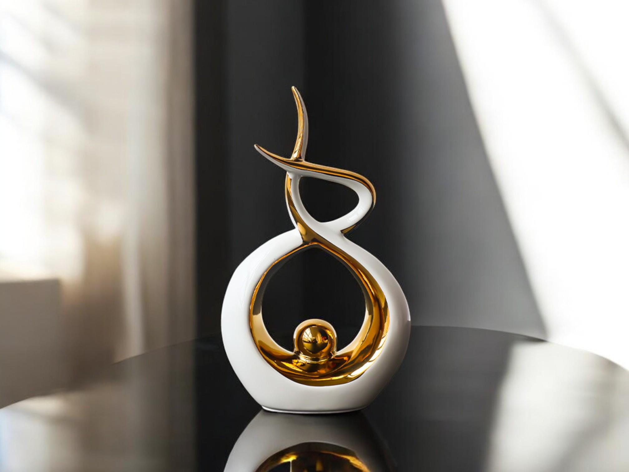 Ceramic Figurine Sculpture Modern Home Decoration Desk Accessories