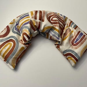 Rice Heating Pad, Heating Pack, Heated Neck Wrap,Hot Pack,Microwave Heating Pad, Scented or Unscented -Natural Rainbow
