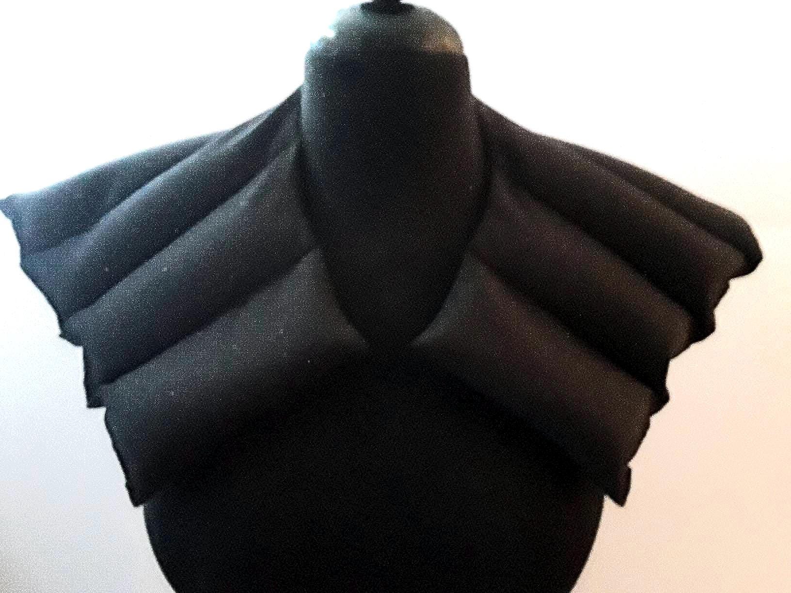 Heat Pack for Neck and Shoulders/ Rice Heating Pad, Flaxseed, Microwave heating pad / Scented or Unscented- Gift for Men or Women- Black