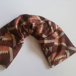 Heat Pack , Rice Heating Pad, Microwave Heating Pad, Spa Neck warmer, Scented or Unscented -  Football Fabric