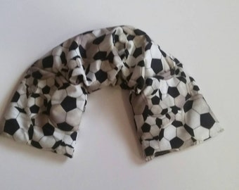 Soccer Ball Heat Pack: Microwave Neck Warmer, Scented or Unscented