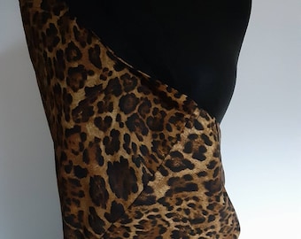 Cheetah Print Baby Sling Carrier: Reversible Cotton Fabric