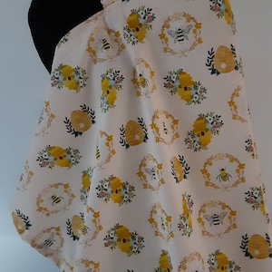 Nursing Cover, Breastfeeding Feeding Cover up, Nursing cover up, Peach Beehive Honeycomb