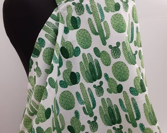 Nursing Cover,Cactus Nursing cover, Breastfeeding Feeding Cover up, Nursing cover up,