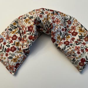 Rice Heating Pad, Heating Pack, Heated Neck Wrap,Hot Pack,Microwave Heating Pad, Scented or Unscented -Woodland Floral