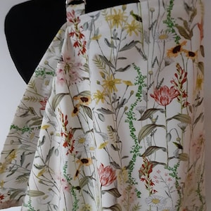 Wildflower Cotton Nursing Cover with Adjustable Neck