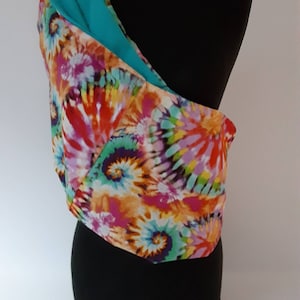 Draagdoek, draagzak: tie-dye draagdoek, draagdoek, kies je voeringkleur