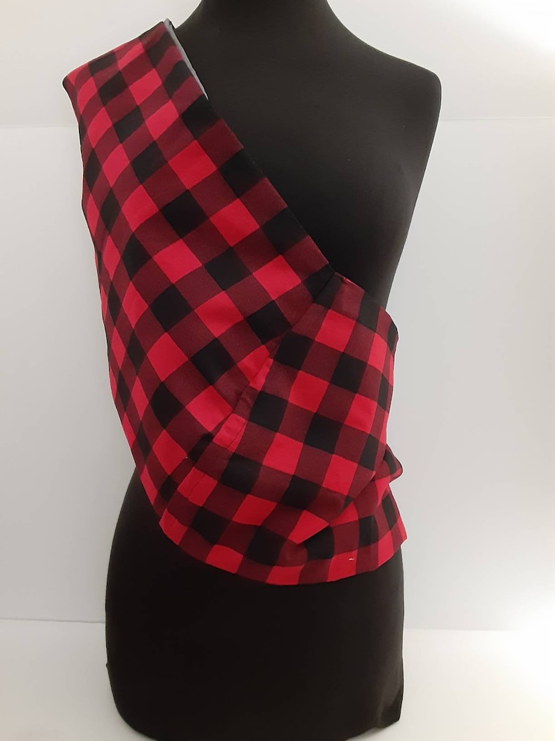 buffalo plaid baby carrier