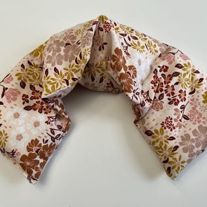 Rice Heating Pad, Heating Pack, Heated Neck Wrap,Hot Pack,Microwave Heating Pad, Scented or Unscented -Earthy Floral