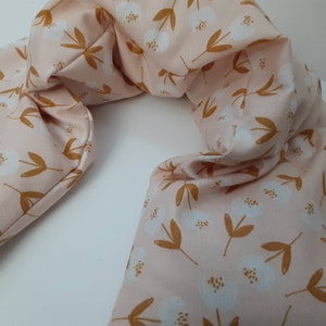 Heating Pad, Heat Pack, Heated Neck Wrap, Microwave Heating Pad,Hot Pack, Scented or Unscented - Peach Floral