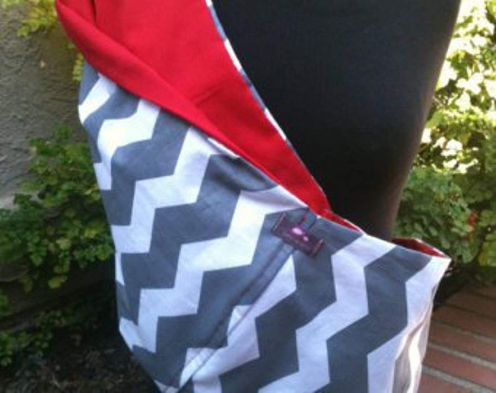 Baby Sling Baby Carrier Gray Chevron Choose Your Lining Etsy
