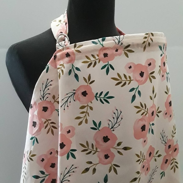 Nursing Cover, Breastfeeding Feeding Cover up, Nursing cover up,  Summer Rose Peach