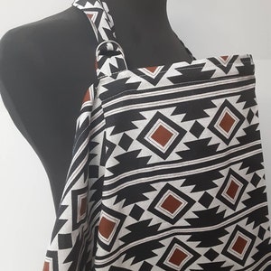 Nursing Cover, Bohemian Black Breastfeeding Feeding Cover up, Nursing cover up,