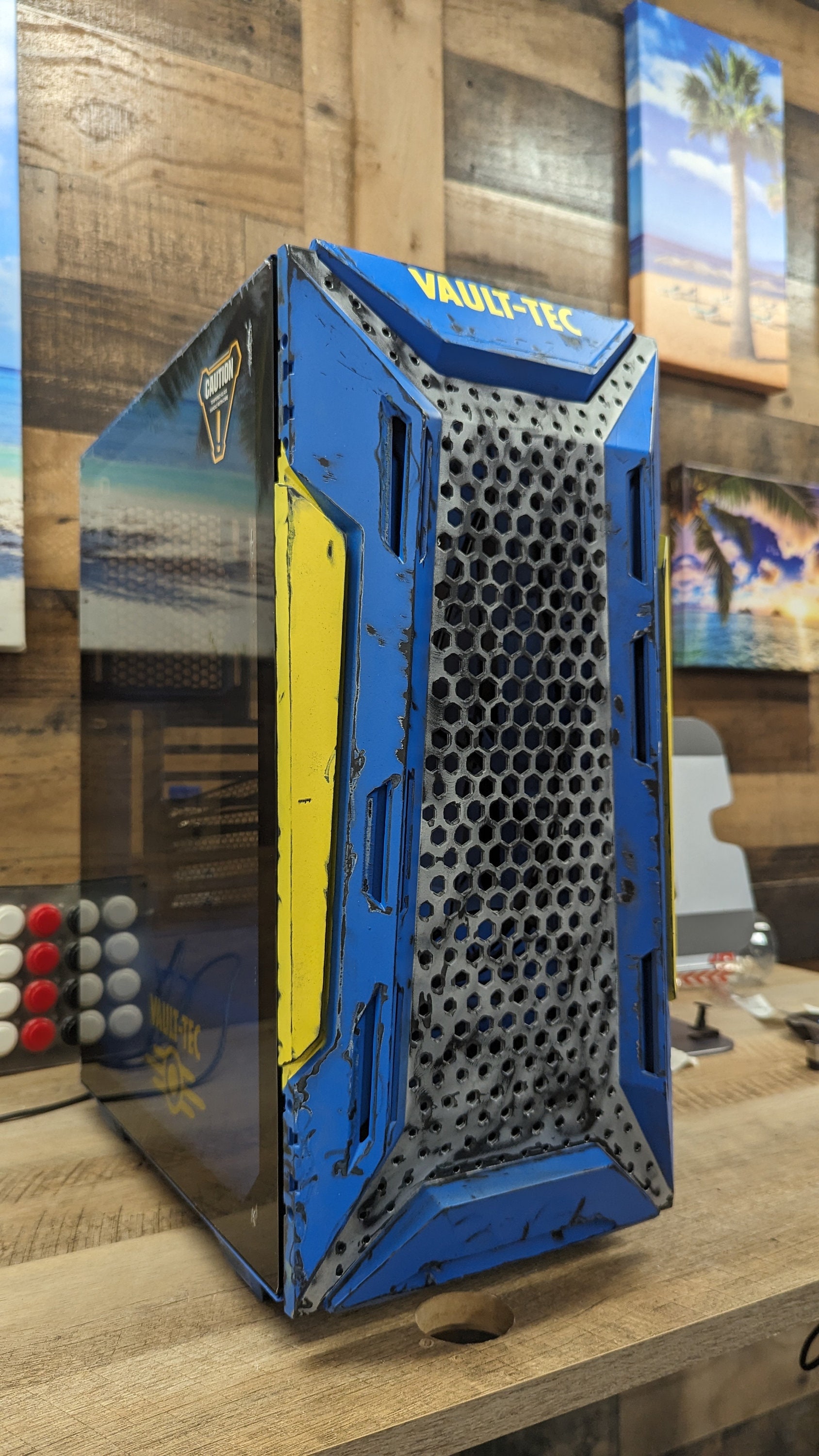 Fallout Vault Tec PC Computer Case Etsy