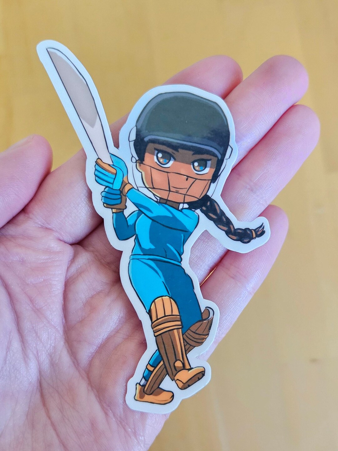 Womens Girls Cricket Vinyl Sports Sticker - Etsy