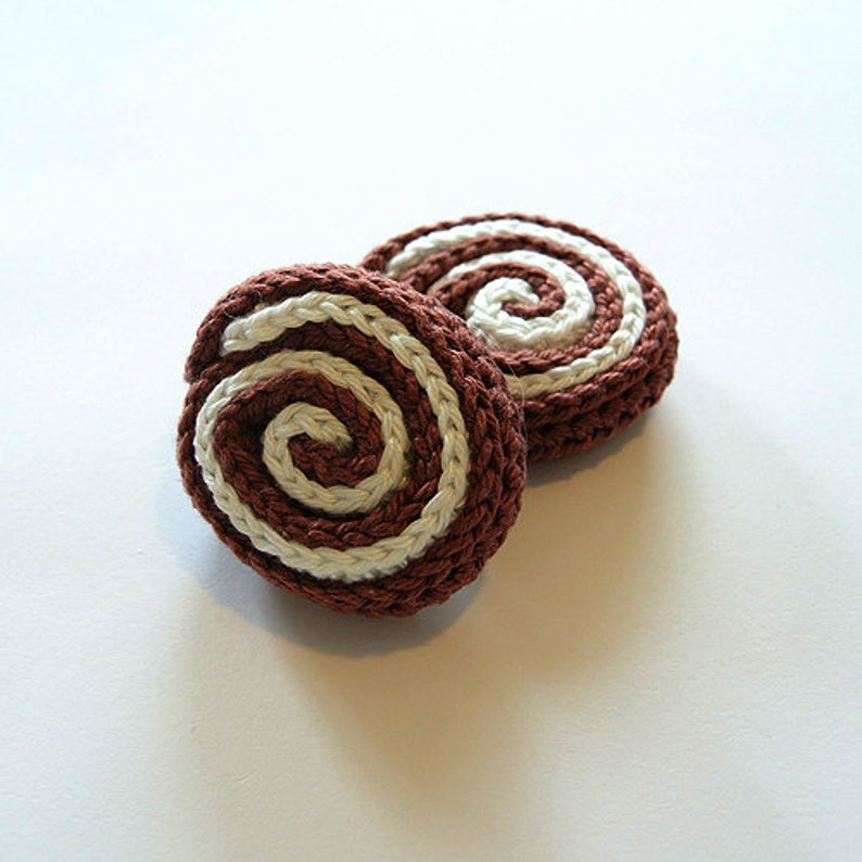 PFD Crochet Pattern Playfood 1 Cinnamon Bun Swiss Roll Etsy UK
