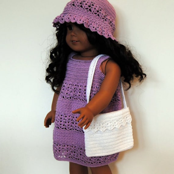 Instant Download PDF Crochet Pattern 18 Doll Clothes Etsy