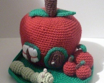 Instant Download - PDF Crochet Pattern - Apple House