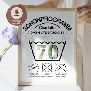 70歳の誕生日に贈るパーソナライズされたお金のDIYギフト（PDF）｜70歳の誕生日プレゼントのアイデア｜DIYで印刷できるお金のパッケージ