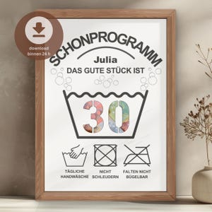 Cadeau d'argent du 30e anniversaire personnalisé | Cadeau d'anniversaire de femme du 30e anniversaire | Carte d'anniversaire d'argent bricolage | Téléchargement PDF pour impression