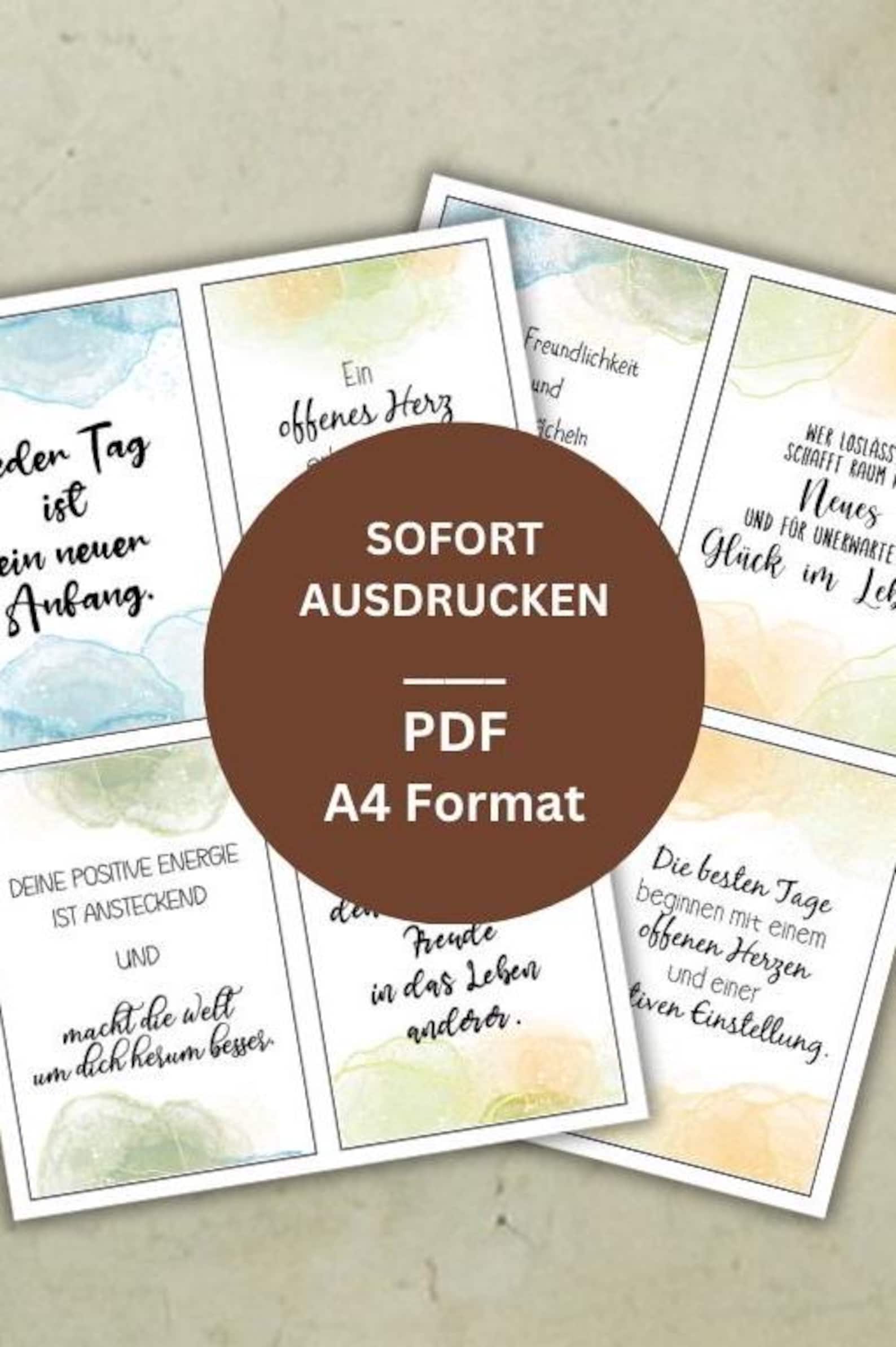  PDF "motivierende Sprüche Bildidee 