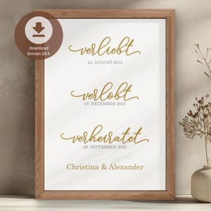 personalized wedding gift | wedding gift | in love engaged married anniversary | digital poster | wedding picture PDF