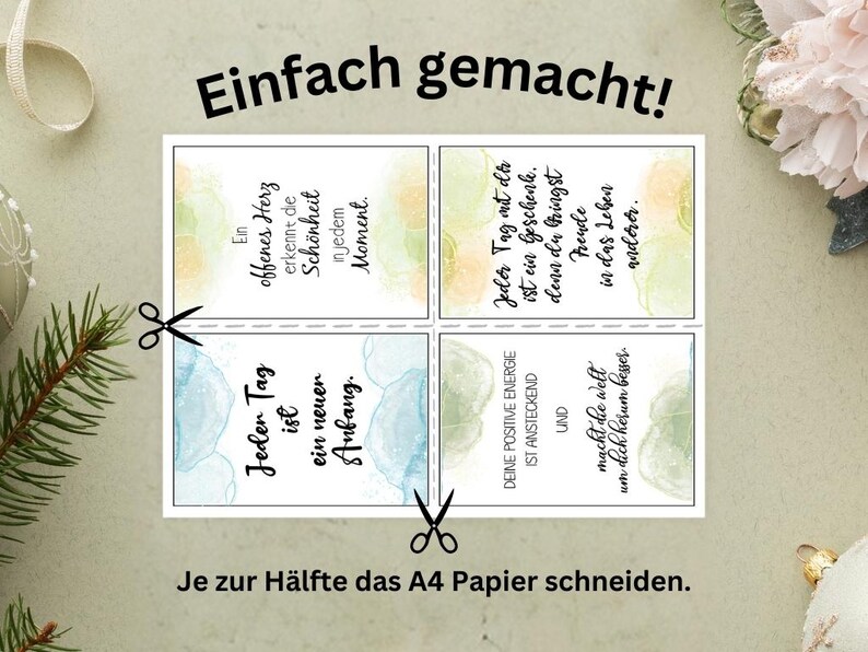  DIY Adventskalender zum Drucken 