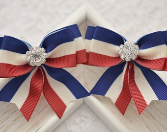 New Ribbon Bows! Set of 2pcs handmade Grosgrain Bows (GR1160)