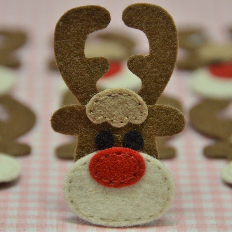 Santa’s Reindeer Handmade Felt Alpaca main image 0