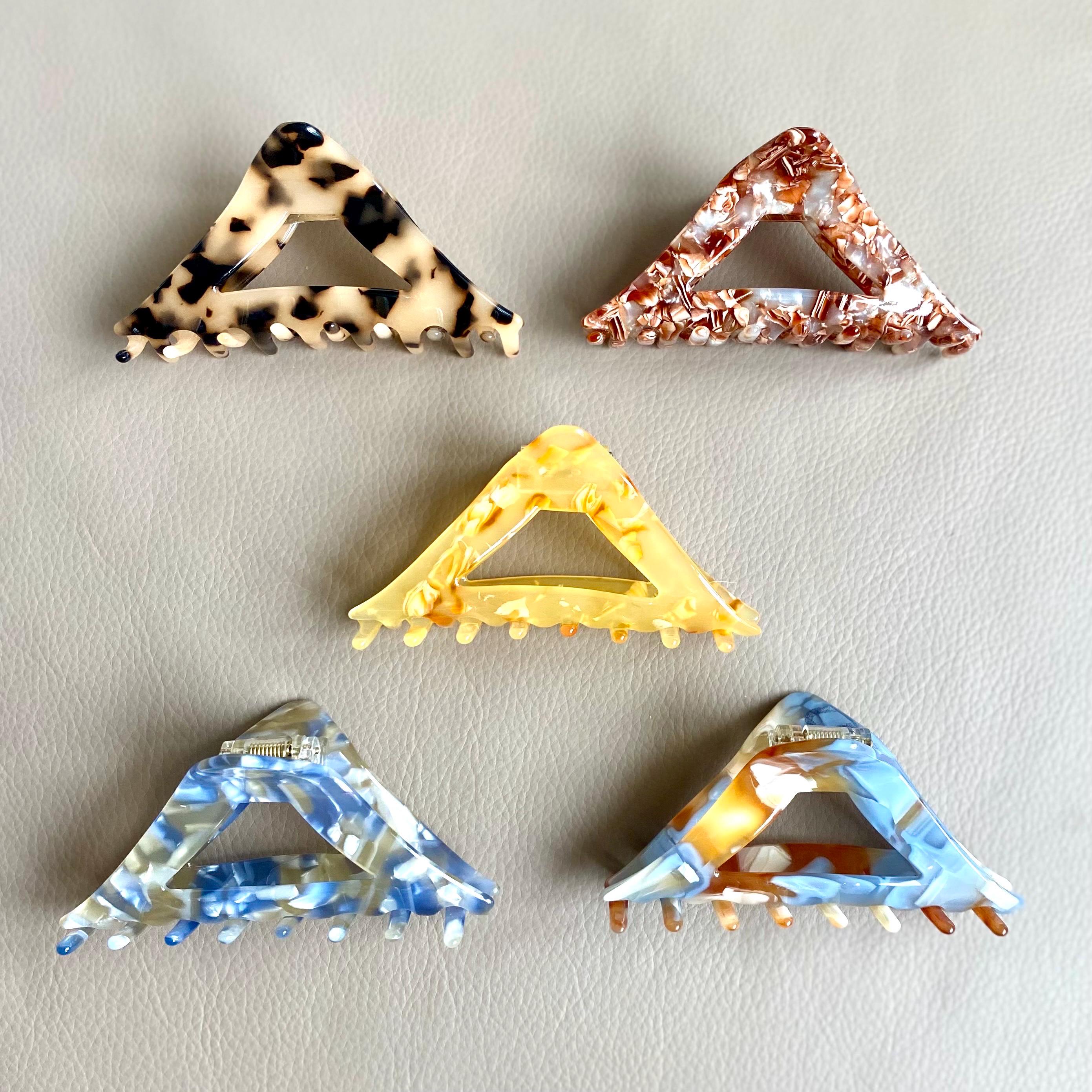Acetate Hair Claw Clip 3.8 Inch Rectangle French Style for Women Thin Fine Amazon.com: Large Hair Claw Clips for Women,3.8 main image 2