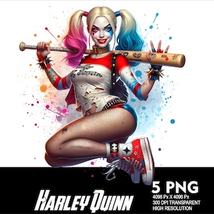 Harley Quin - Etsy