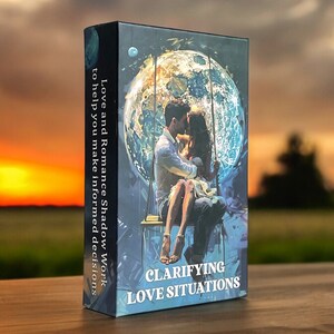 VANDAAG 50% KORTING - Verduidelijking van liefdessituaties Tarotdeck orakelkaarten | Tarotkaarten voor beginners | Volledig Oracle-tarotdeck zonder gids