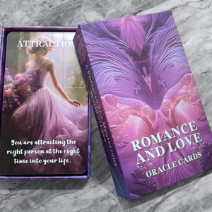 VANDAAG 50% KORTING - Romantiek en liefde Orakelkaarten Tarot Deck | Tarotdek voor beginners | Volledig Oracle Tarot Deck zonder gids