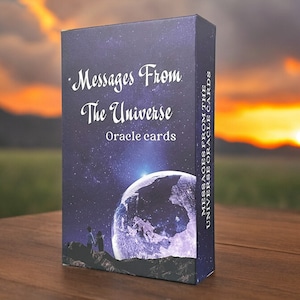 VANDAAG 50% KORTING - Message From The Universe Oracle Deck Tarot Cards | Tarotkaarten voor beginners | Volledig Oracle-tarotdeck zonder gids