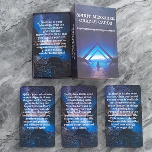 VANDAAG 50% KORTING - Tarotdeck Spirit Message Orakelkaarten | Tarotkaarten voor beginners | Volledig Oracle-tarotdeck zonder gids