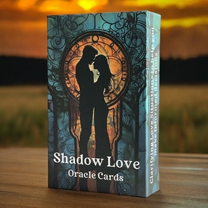 VANDAAG 50% KORTING - Shadow Love Tarot Deck Orakelkaarten | Tarotkaarten voor beginners | Volledig Oracle-tarotdeck zonder gids