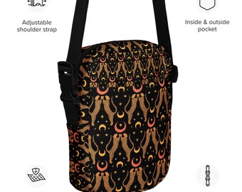 Leopard Gepard Streetwear Style Crossbody Gürteltasche - Unisex Gebrauchs-Crossbody-Tasche mit Taschen