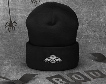 Hawk Moth - Silence of the Lambs - Halloween - Spooky Style - Moth - Unisex Cuffed Beanie