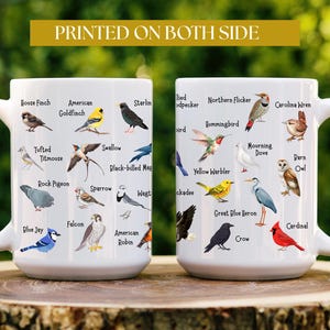 Bird Mug - 11oz & 15oz - Bird Watching Coffee Gift image 2
