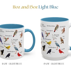Bird Mug - 11oz & 15oz - Bird Watching Coffee Gift image 16