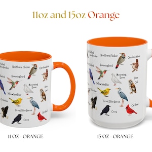 Bird Mug - 11oz & 15oz - Bird Watching Coffee Gift image 13