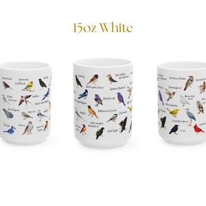 Bird Mug - 11oz & 15oz - Bird Watching Coffee Gift image 7
