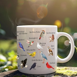 Bird Mug - 11oz & 15oz - Bird Watching Coffee Gift image 4