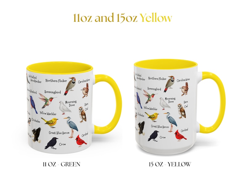 Bird Mug - 11oz & 15oz - Bird Watching Coffee Gift image 12