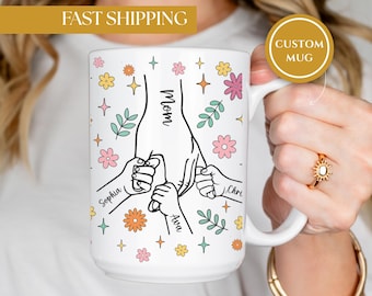 Personalized Mom Mug - 11oz & 15oz - Mothers Day Gift - Gift for Grandma, Gift for Her