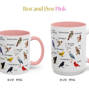 Bird Mug - 11oz & 15oz - Bird Watching Coffee Gift image 11
